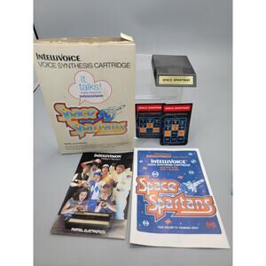 1982 MatteI Intellivoice Space Spartans Voice Synthesis Game Intellivision, CIB